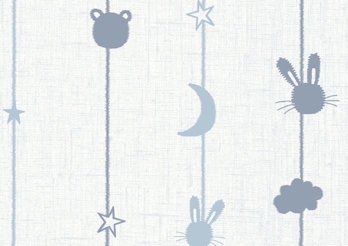 Nursery Mobile, Midnight - Twist&Fit Roller Blind - Image 6